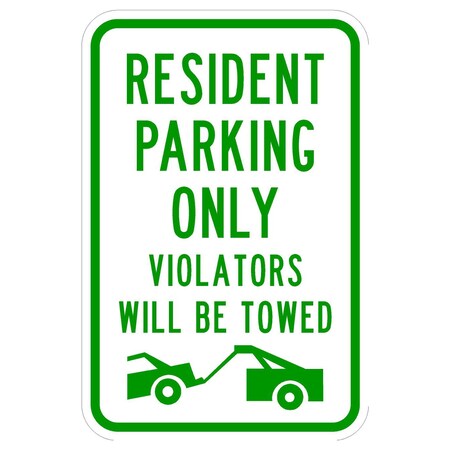 Sign Solutions Usa 12 in W, 18 in H, Aluminum, White DCS08DWT1218CUS00089